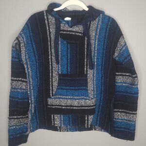 Woven Mexican Baja hoodie